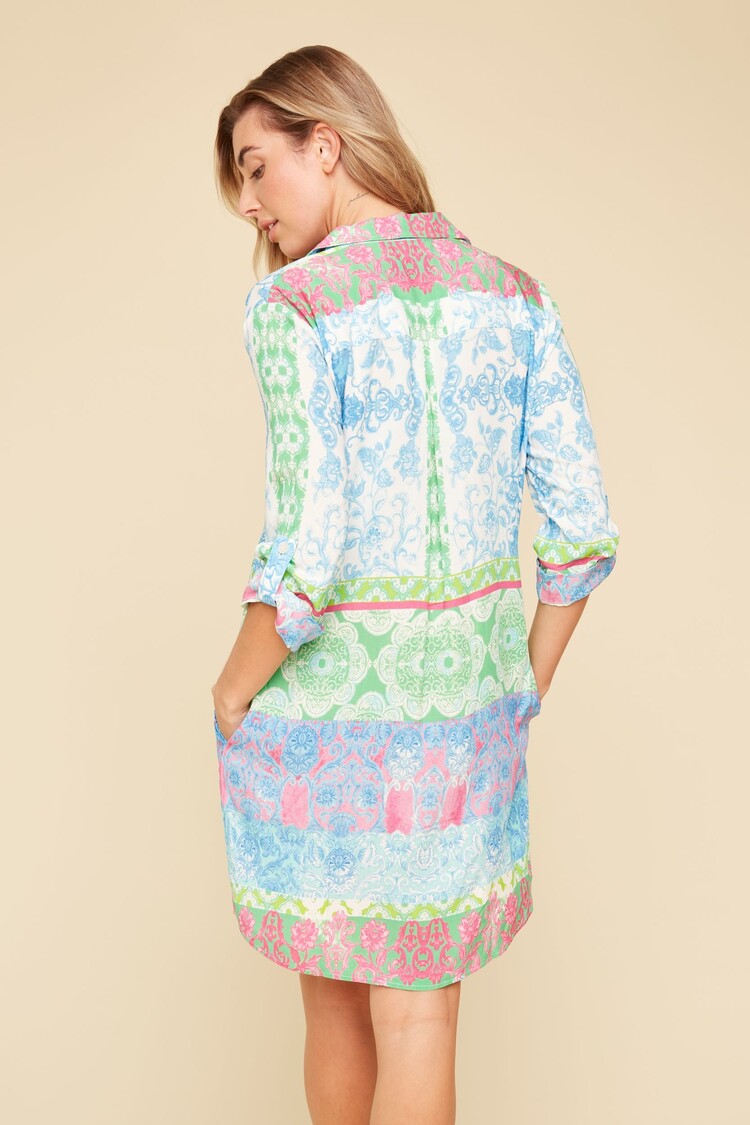 Renuar Renaur R4341 Button Down Knit Dress