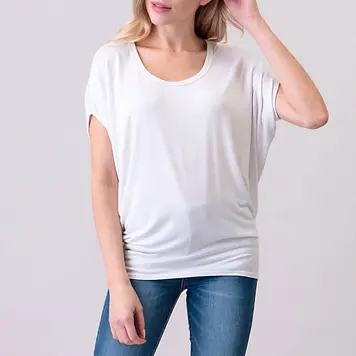 2572 Loose Fit Short Sleeve Top