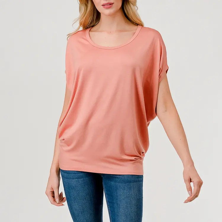 2572 Loose Fit Short Sleeve Top