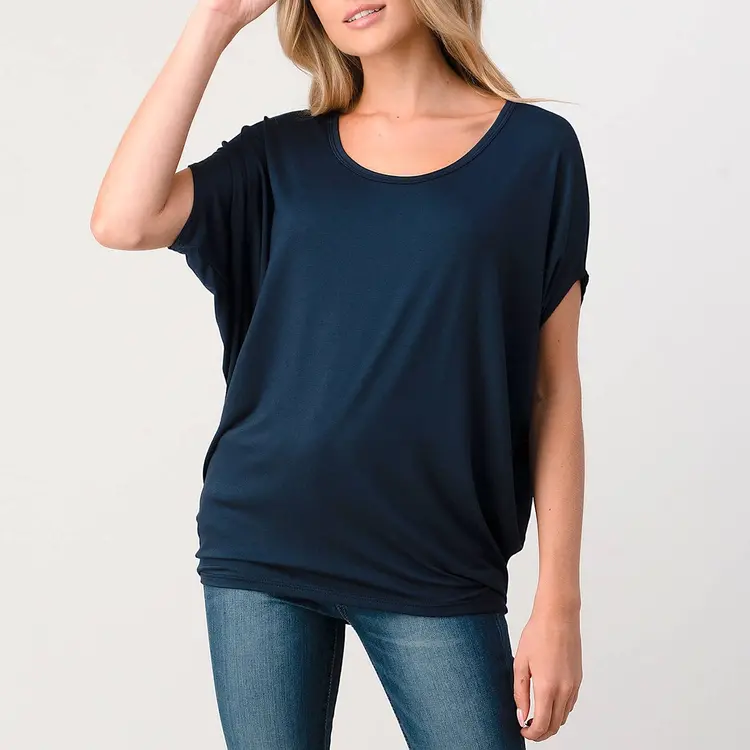 2572 Loose Fit Short Sleeve Top