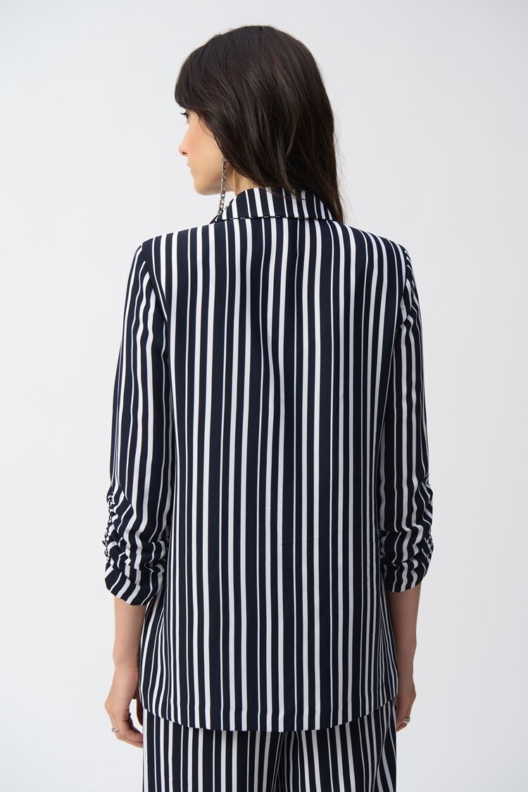 Joseph Ribkoff Joseph Ribkoff 251155 Stripe Print Boxy Blazer