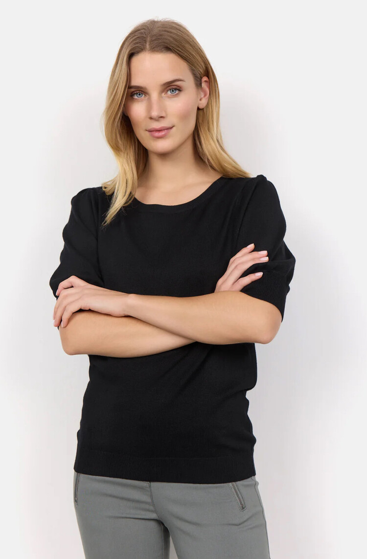 Soya Concept Soya Concept Dollie 753 Short Sleeve Knit Top