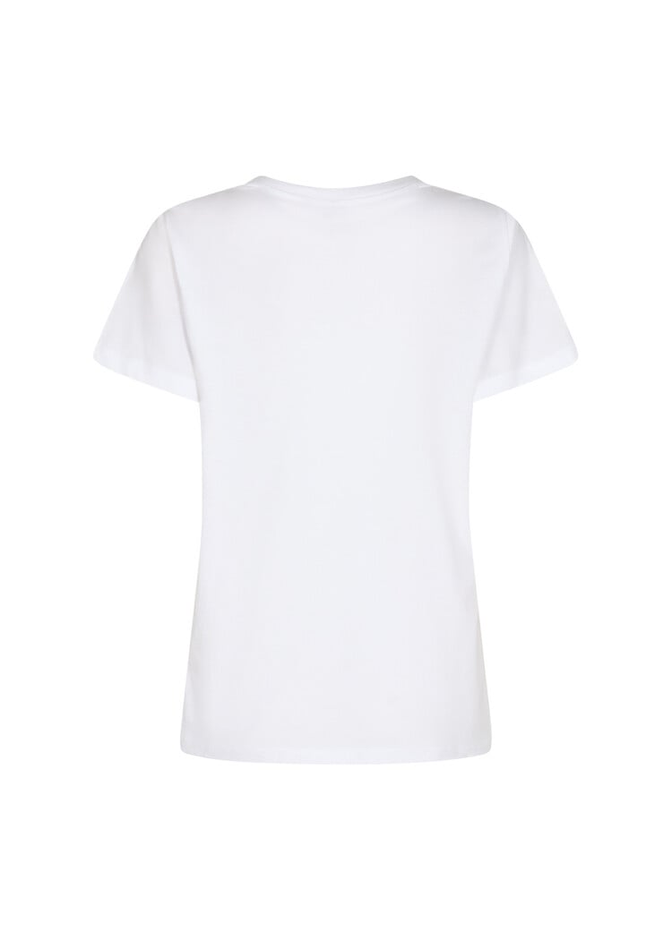 Soya Concept Soya Concept Derby 1 Round Neck Short Sleeve Cotton T-Shirt