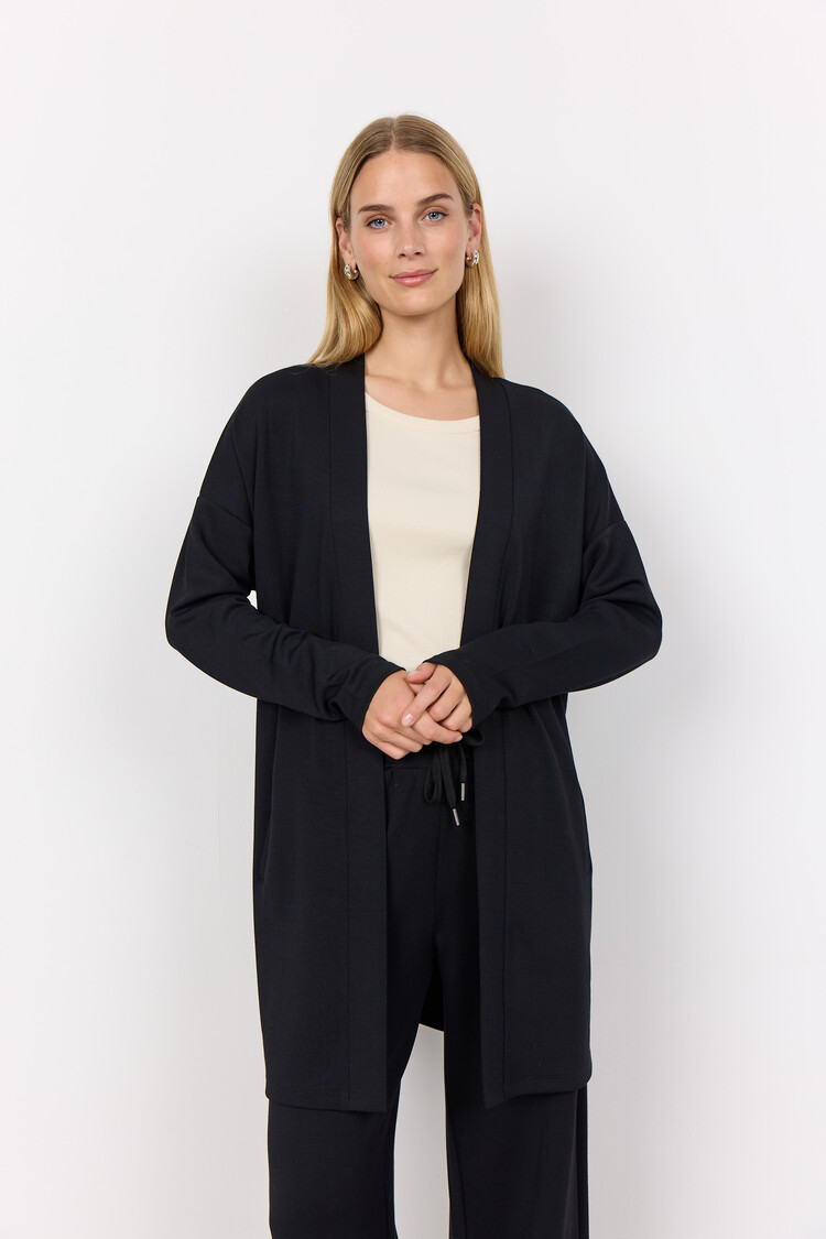 Soya Concept Soya Concept Banu 221 Open Knit Cardigan with Pockets