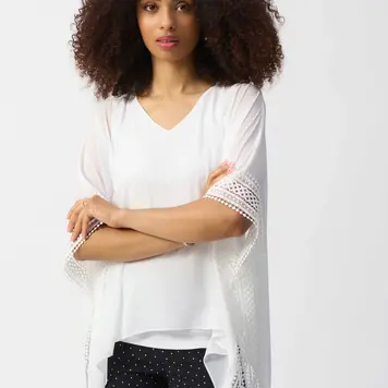 Joseph Ribkoff Joseph Ribkoff Chiffon Silky Knit Poncho Top 251095