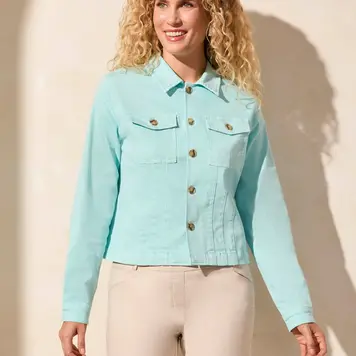 Tribal Tribal 2019O Comfort Stretch Button Front Jacket