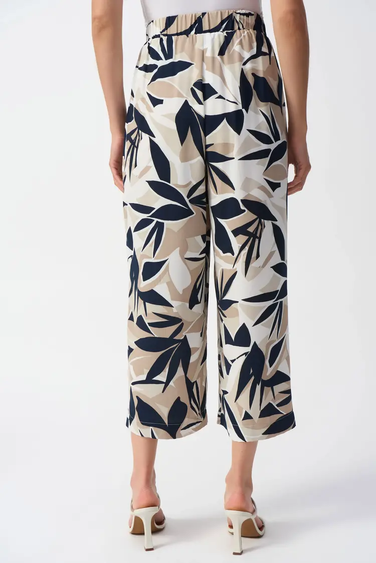 Joseph Ribkoff Joseph Ribkoff Gauze Tropical Print Culotte Pant 251072