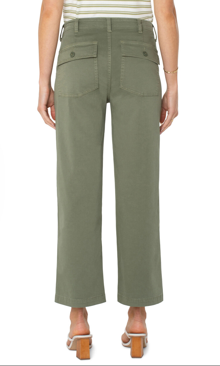 Liverpool Liverpool LM5674L12 Cargo Crop Straight Pant