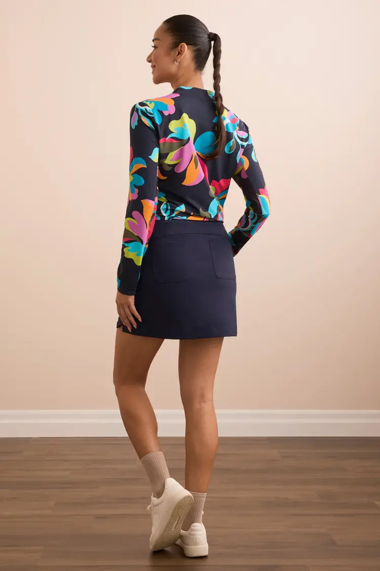 Tribal Tribal 2102O Pull On Straight Skort w/ Pockets