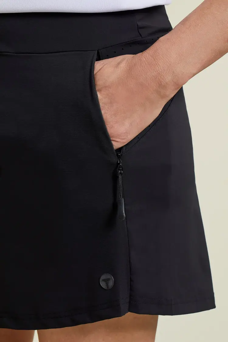 Tribal Tribal 1376O Pull On Skort with Zipper Pockets