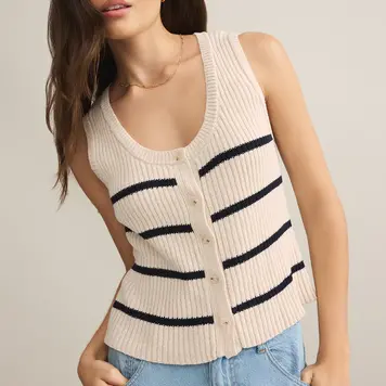 ZSUPPLY ZSUPPLY Sycamore Stripe Sweater Vest ZW251321