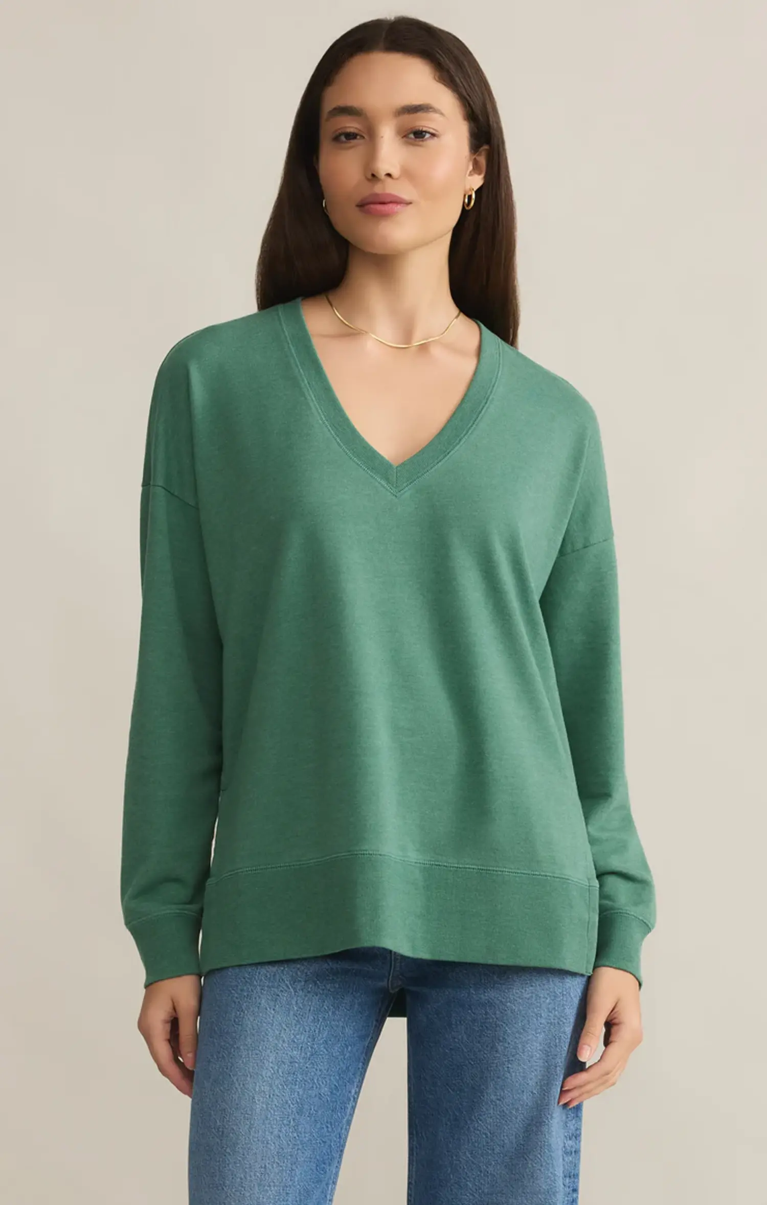 Z Supply V Neck Weekender Sweater ZT231332 - Main Street