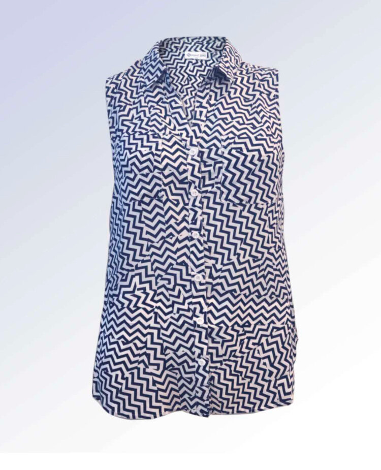 Point Zero Point Zero 8464030 Sleeveless Blouse