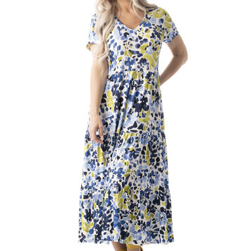 Pure Essence Pure Essence short sleeve dress 598-5020