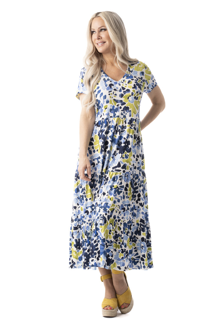 Pure Essence Pure Essence short sleeve dress 598-5020