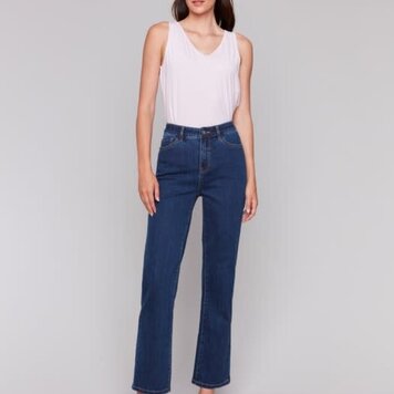 Charlie B Charlie B Charlotte Straight Leg Pant With Inside Elastic At Waistband C5584J