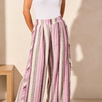 Tribal Tribal 5753O Pull On Flowy Wide Pant w/ Pockets