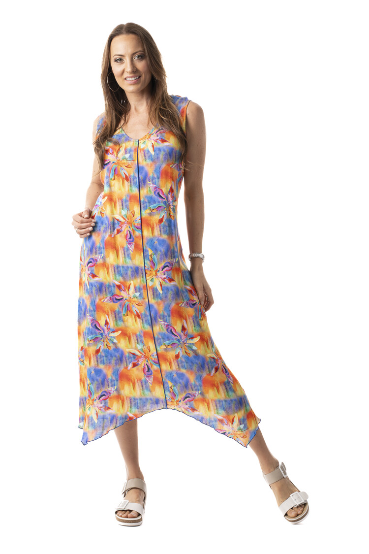 Pure Essence Pure Essence 583-4662 Sleeveless Maxi Dress