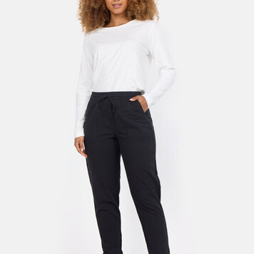 Soya Concept Soya Concept Cissie 10C Pull On Cotton Pants with a Cropped Leg