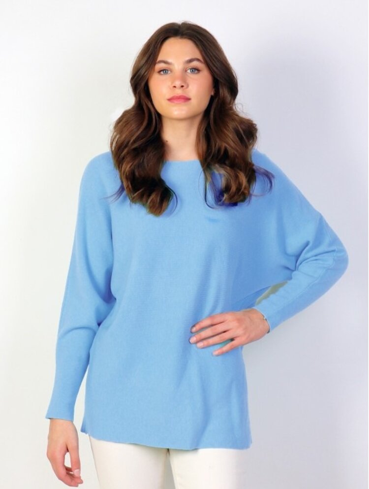 Cherie Bliss Long Bat Sleeve Loose Fit Sweater CL1319