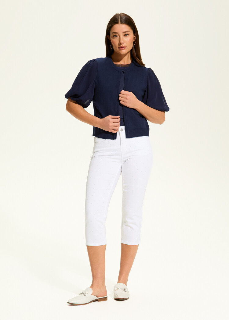 French Dressing Jeans FDJ Elbow Sleeve Cardigan 1225787