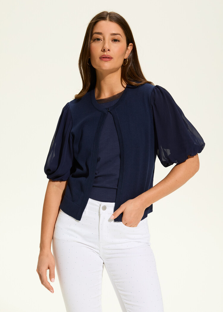 French Dressing Jeans FDJ Elbow Sleeve Cardigan 1225787