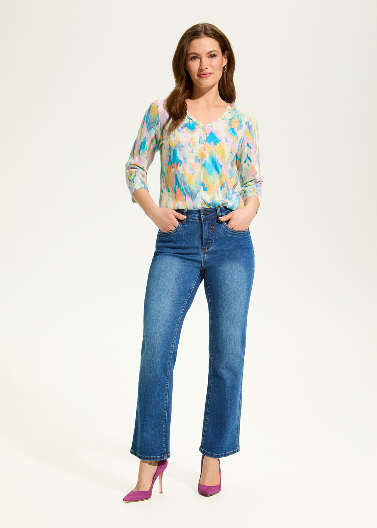 French Dressing Jeans FDJ Olivia Boot Ankle 2325115 28" Inseam