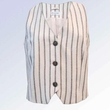 Point Zero Point Zero Striped Vest 8468004