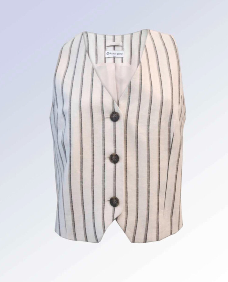 Point Zero Point Zero Striped Vest 8468004