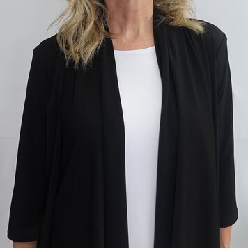 Soft Works Soft Works Open Short Jacket with 3/4 Sleeves 201202