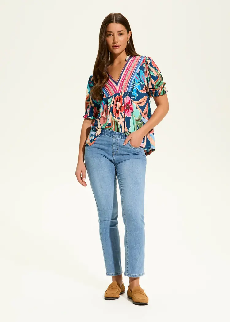 French Dressing Jeans FDJ Basic Pull On Straight Ankle 2442727