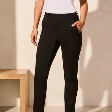 Tribal Tribal Pull On Ankle Pant W/ Pockets 1829O