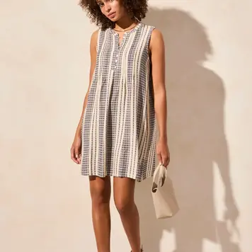 Tribal Tribal Sleeveless Dress W/ Pin Tuck 5818O