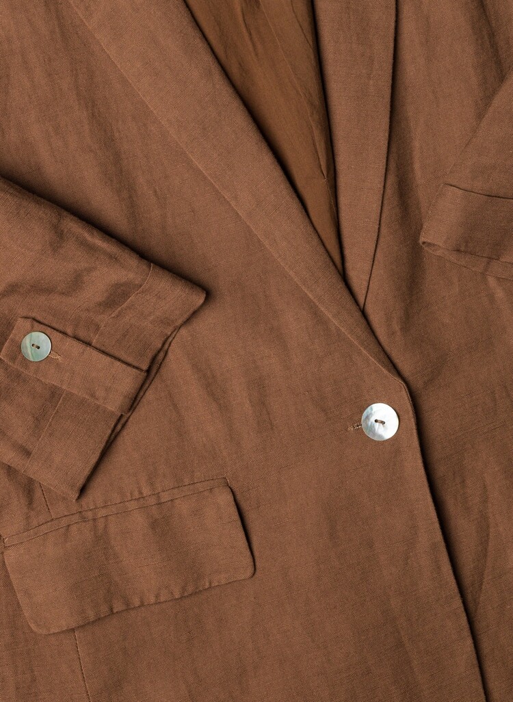 Yest Yest Gitte Button Front Jacket W/ Pockets 0004679