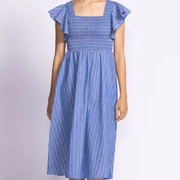 Pink Martini Pink Martini Camille Dress W/ Ruffle Sleeves 2319425
