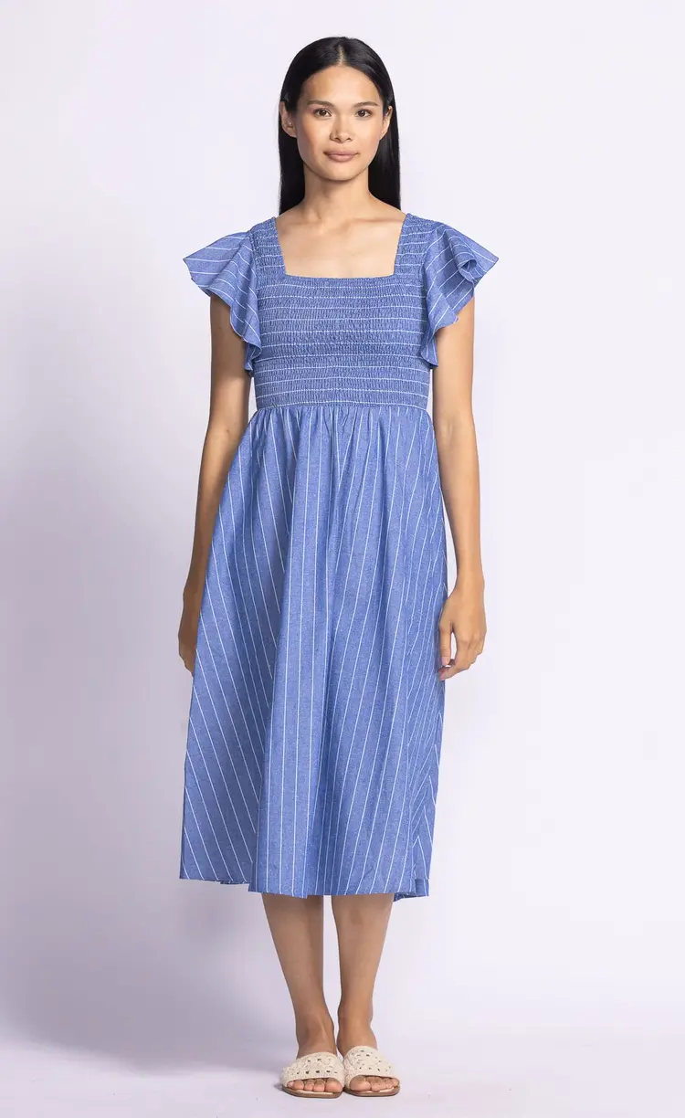Pink Martini Pink Martini Camille Dress W/ Ruffle Sleeves 2319425