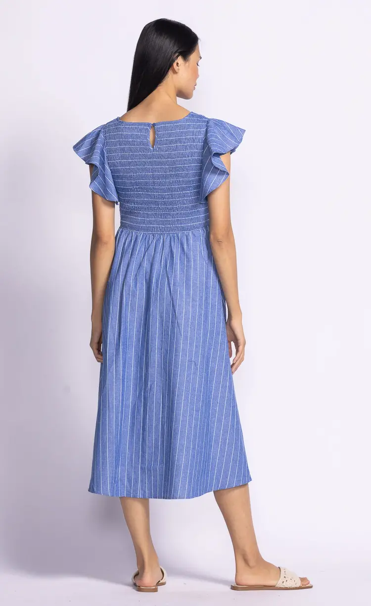 Pink Martini Pink Martini Camille Dress W/ Ruffle Sleeves 2319425