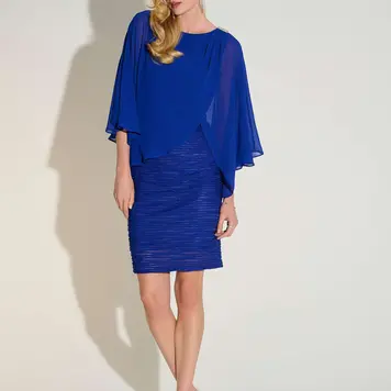 Joseph Ribkoff Joseph Ribkoff Cascade Chiffon Sheath Dress 251720F25