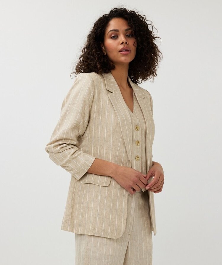 Esqualo Esqualo 17005 Linen Blazer
