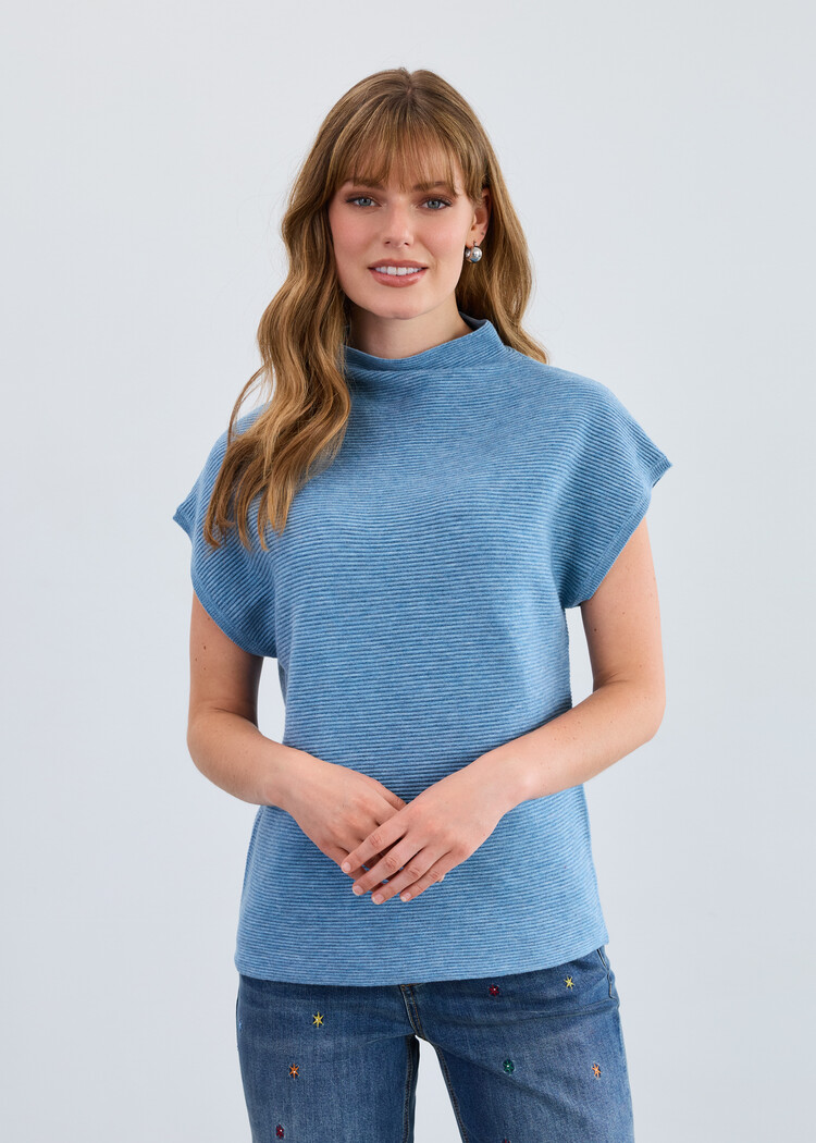 French Dressing Jeans French Dressing Ottoman Sweater Vest 1012333