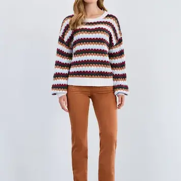 French Dressing Jeans French Dressing Jeans 1377525 Boat Neck Sweater