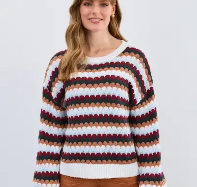 French Dressing Jeans French Dressing Jeans 1377525 Boat Neck Sweater