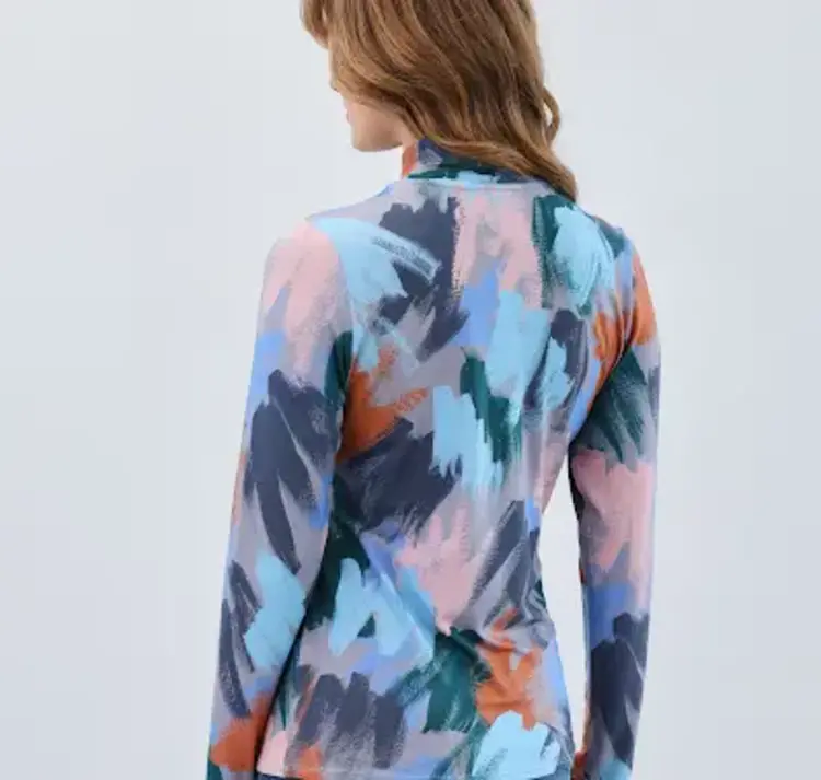 French Dressing Jeans French Dressing Jeans 3570756 Long Sleeve Mock Neck Top