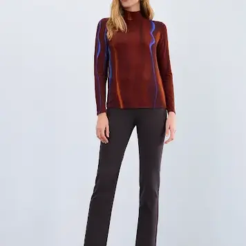 French Dressing Jeans French Dressing Jeans 3501756 Long Sleeve Mock Neck Top