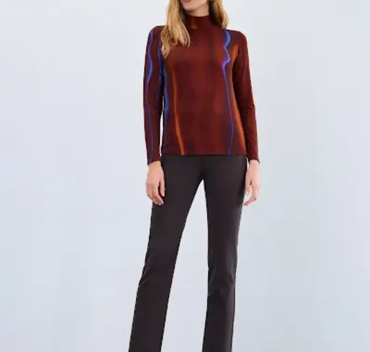 French Dressing Jeans French Dressing Jeans 3501756 Long Sleeve Mock Neck Top