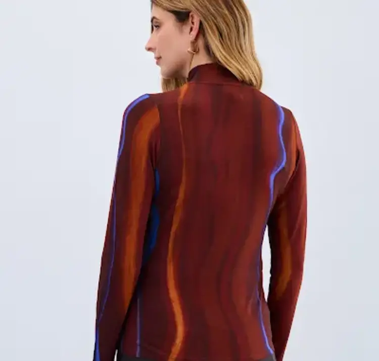 French Dressing Jeans French Dressing Jeans 3501756 Long Sleeve Mock Neck Top