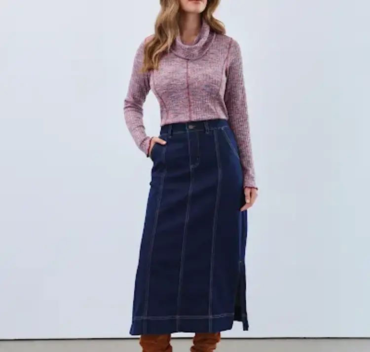 French Dressing Jeans French Dressing Jeans 6778843 Column Midi Skirt