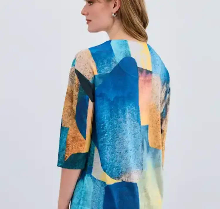 French Dressing Jeans French Dressing Jeans 3910451 Drop Shoulder Notch Neck Top