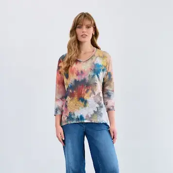 French Dressing Jeans French Dressing Jeans 3705955 Dolman V-Neck Top