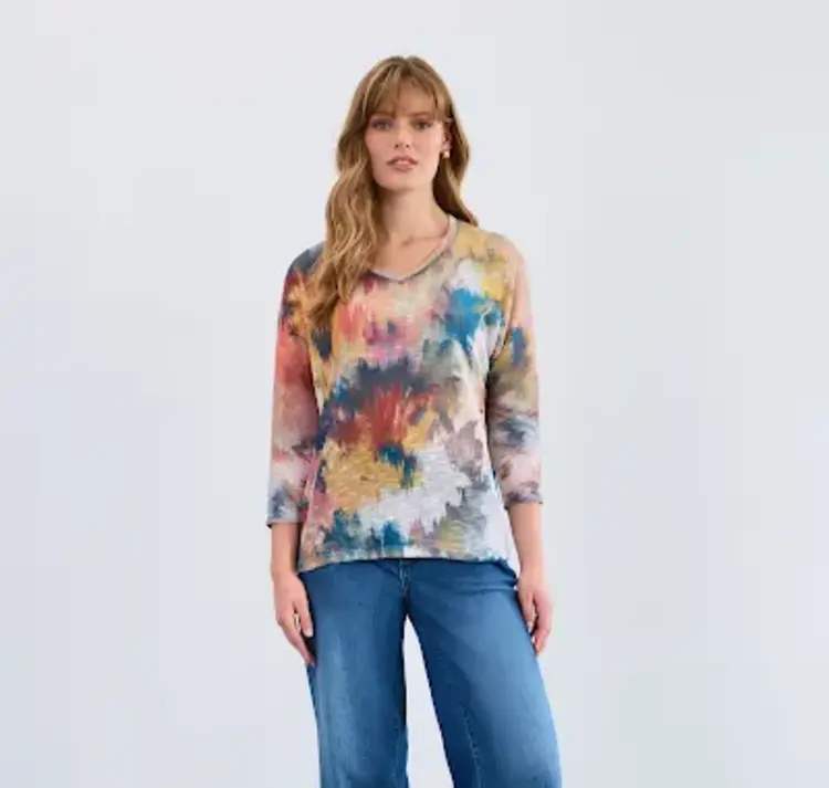French Dressing Jeans French Dressing Jeans 3705955 Dolman V-Neck Top